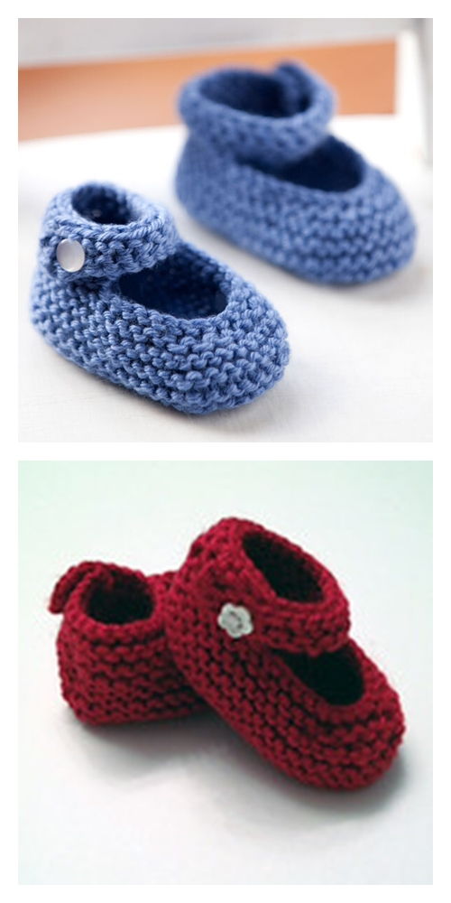 Janes Baby Booties Free Knitting Pattern