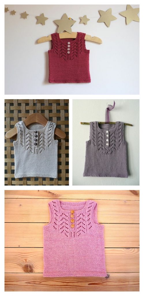 Louise Vest Free Knitting Pattern – Knitting Projects