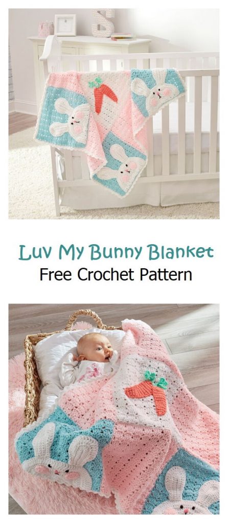 Luv My Bunny Blanket Pattern