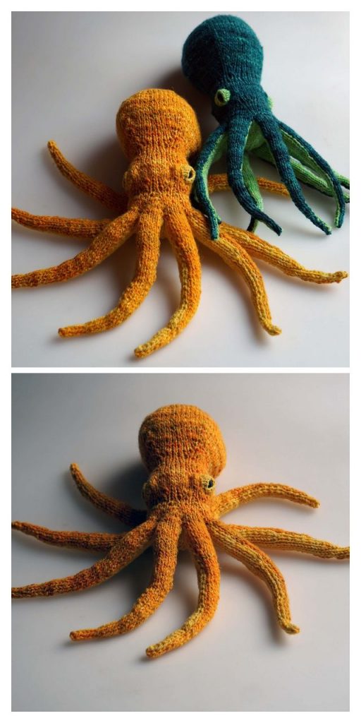 Opie the Mini Octopus Free Knitting Pattern