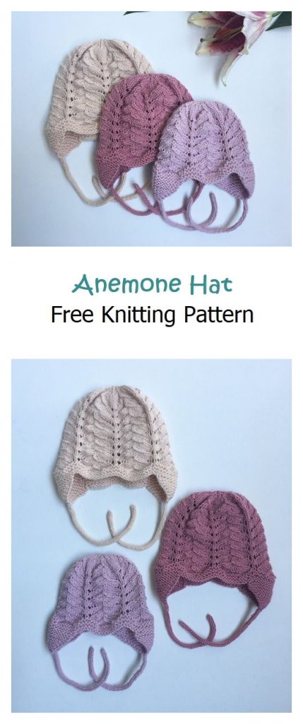 Anemone Hat Free Knitting Pattern