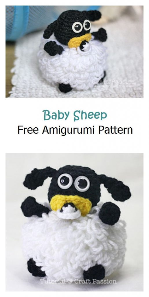 Baby Sheep Free Amigurumi Pattern