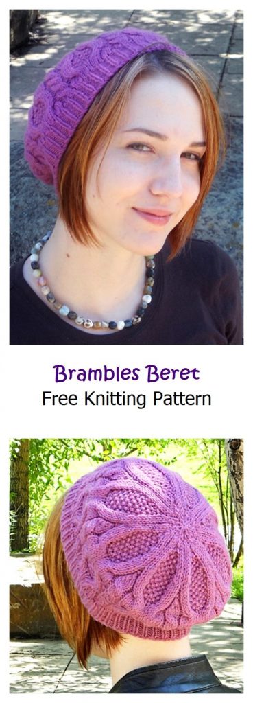 Brambles Beret Free Knitting Pattern