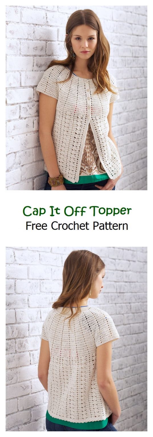 Cap It Off Topper Free Crochet Pattern – Knitting Projects