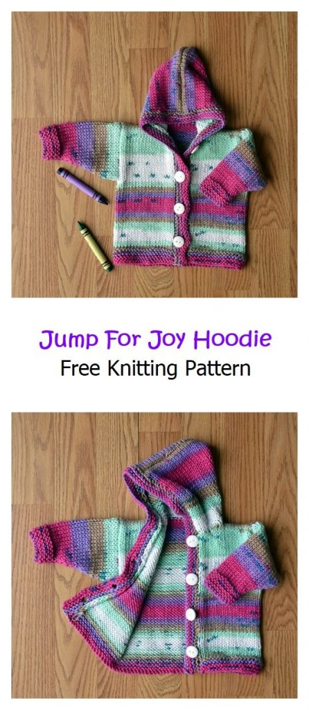 Jump For Joy Hoodie Free Knitting Pattern