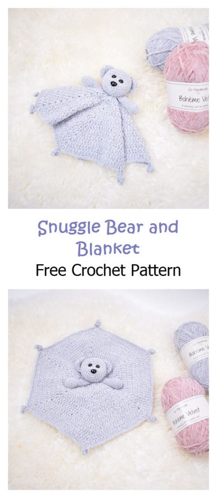 Snuggle Bear and Blanket Pattern