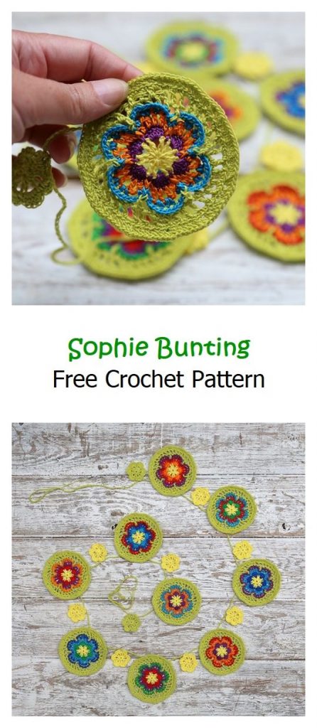 Sophie Bunting Free Crochet Pattern
