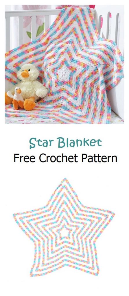 Star Blanket Free Crochet Pattern