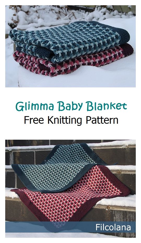 Glimma Baby Blanket Pattern