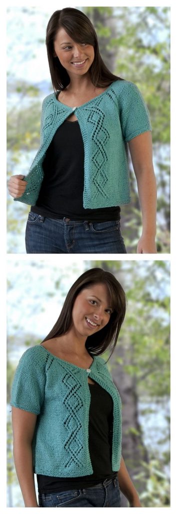 Top Down Summer Lace Cardigan Pattern