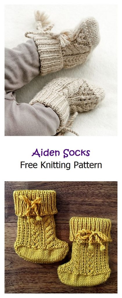 Aiden Socks Free Knitting Pattern