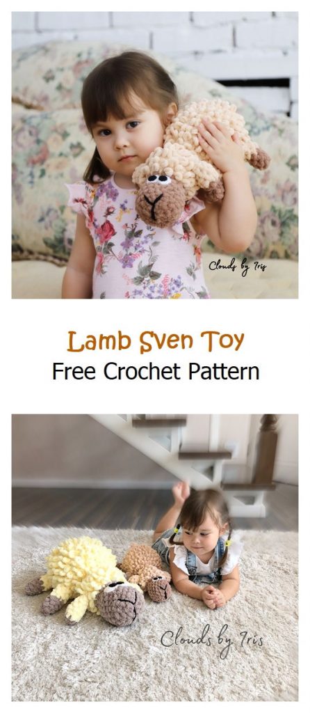 Lamb Sven Toy Free Crochet Pattern