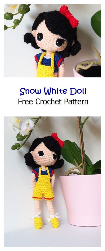Snow White Doll Free Crochet Pattern