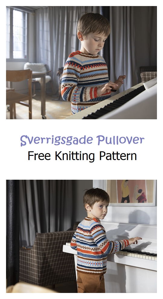 Sverrigsgade Pullover Free Knitting Pattern