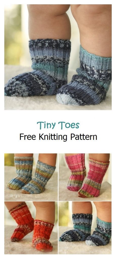 Tiny Toes Free Knitting Pattern