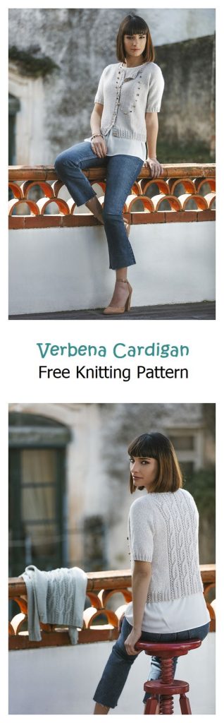 Verbena Cardigan Free Knitting Pattern