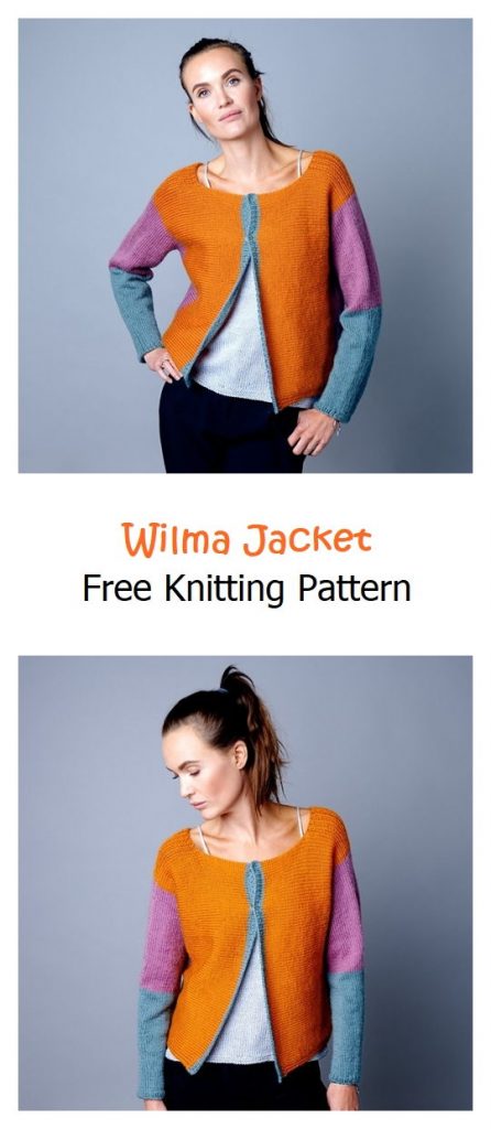 Wilma Jacket Free Knitting Pattern