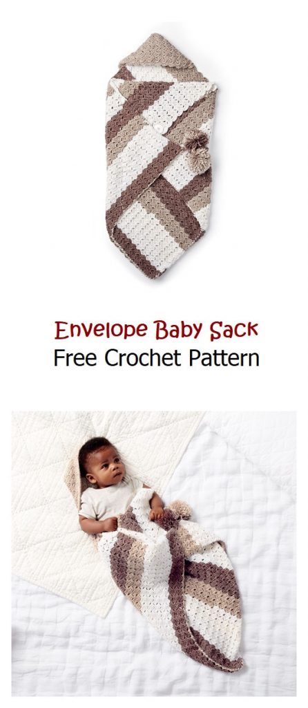 Envelope Baby Sack Free Crochet Pattern