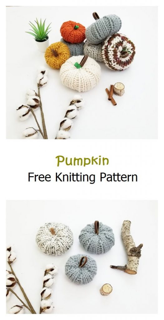 Knit Pumpkin Free Pattern