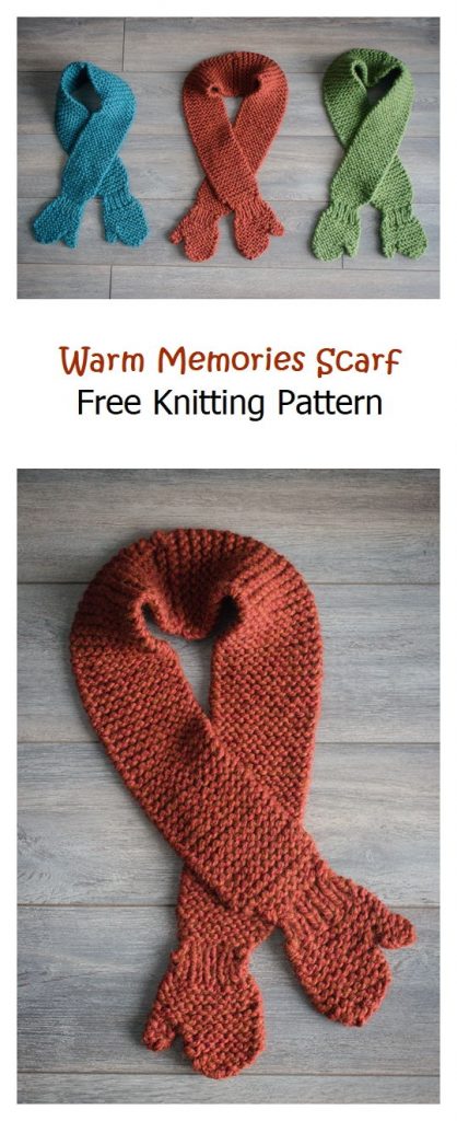 Warm Memories Scarf Free Knitting Pattern