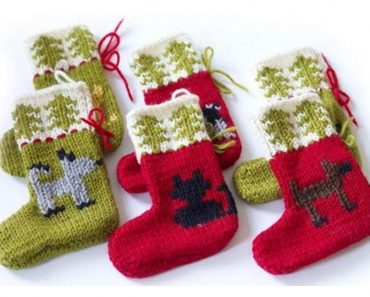 Cat and Dog Holiday Ornaments Free Pattern