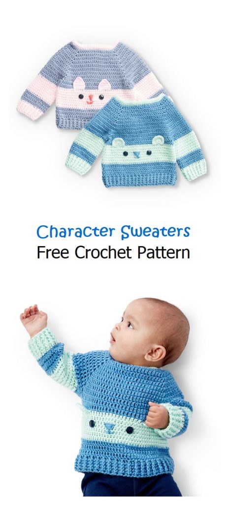 Character Sweaters Free Crochet Pattern
