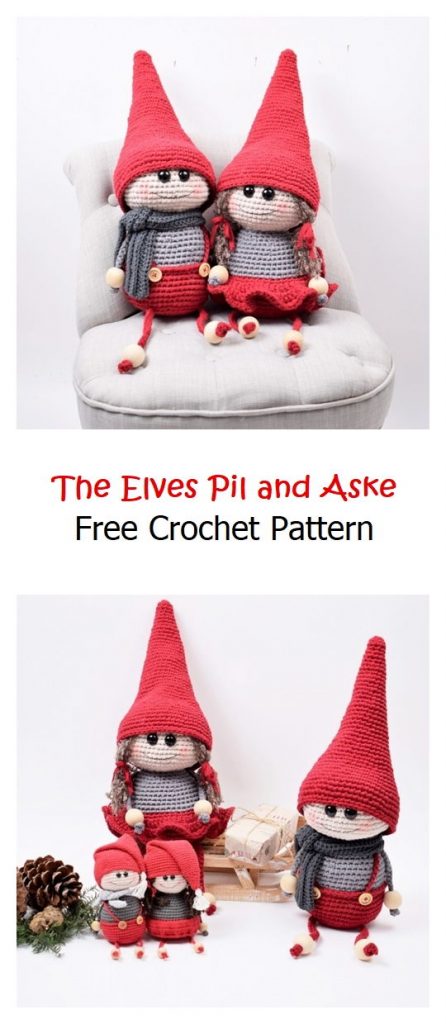 The Elves Pil and Aske Free Amigurumi Pattern