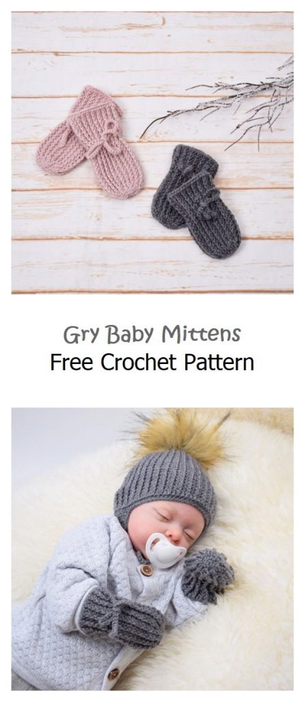 Gry Baby Mittens Free Crochet Pattern