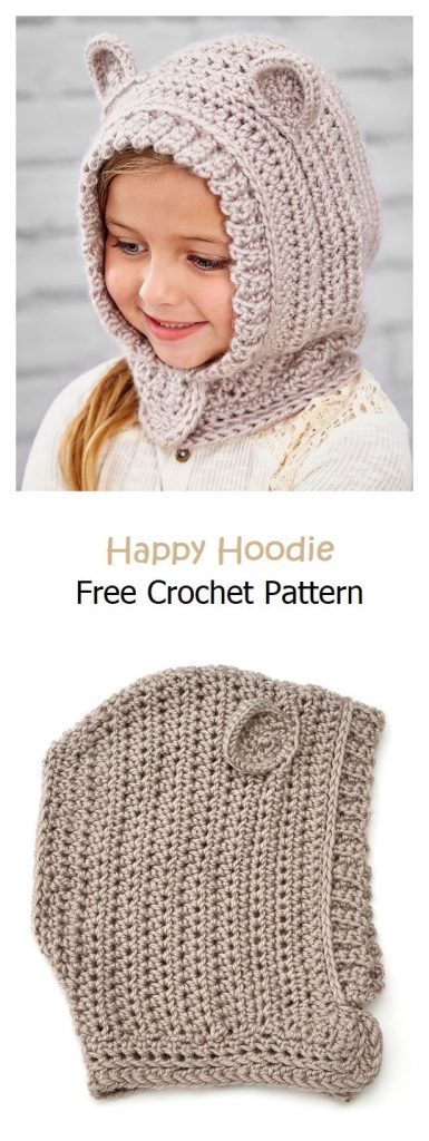 Happy Hoodie Free Crochet Pattern