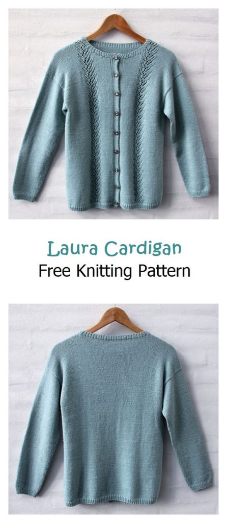 Laura Cardigan Free Knitting Pattern