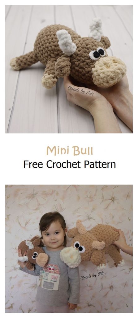 Mini Bull Free Amigurumi Pattern