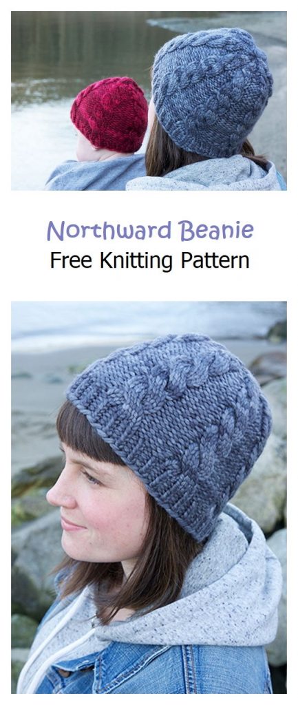 Northward Beanie Free Knitting Pattern