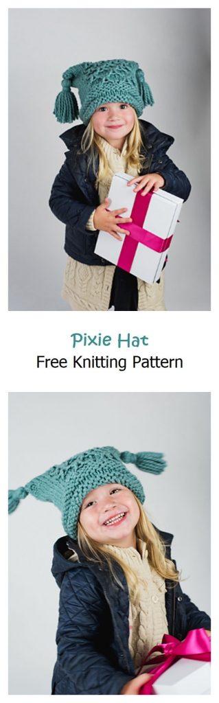 Pixie Hat Free Knitting Pattern