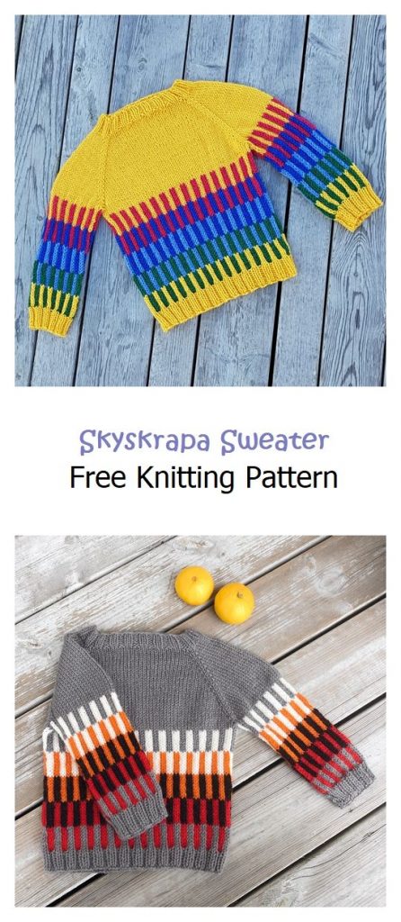 Skyskrapa Sweater Free Knitting Pattern