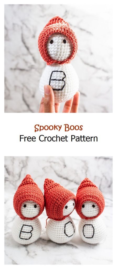 Spooky Boos Free Amigurumi Pattern