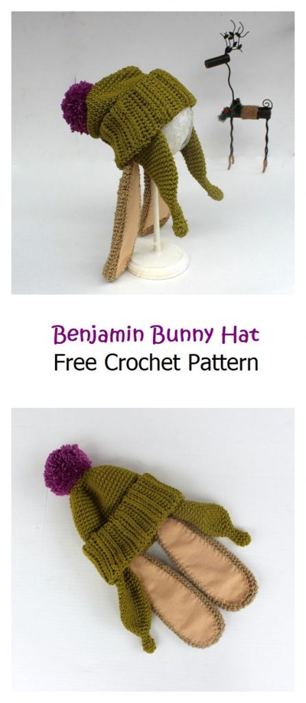Benjamin Bunny Hat Free Crochet Pattern