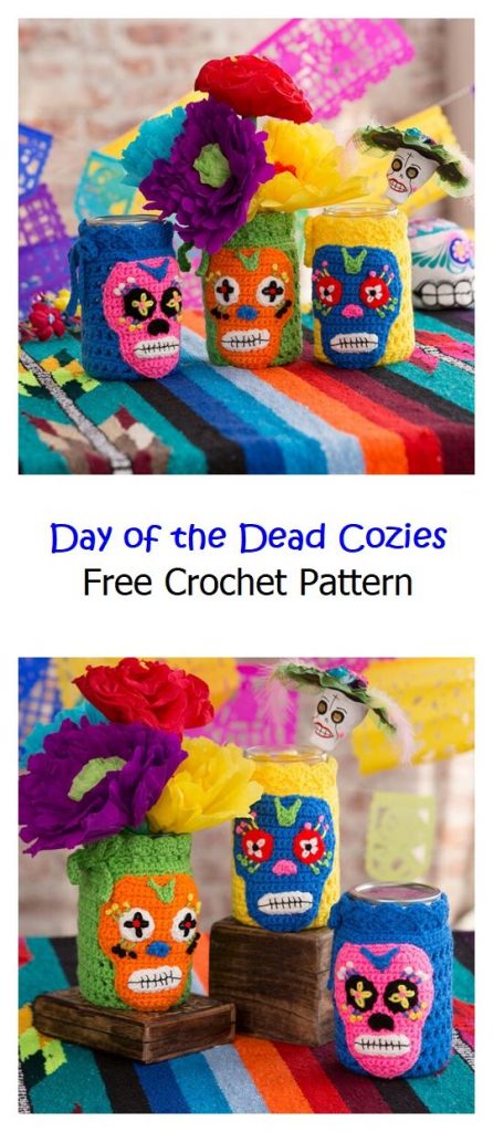 Day of the Dead Cozies Free Crochet Pattern