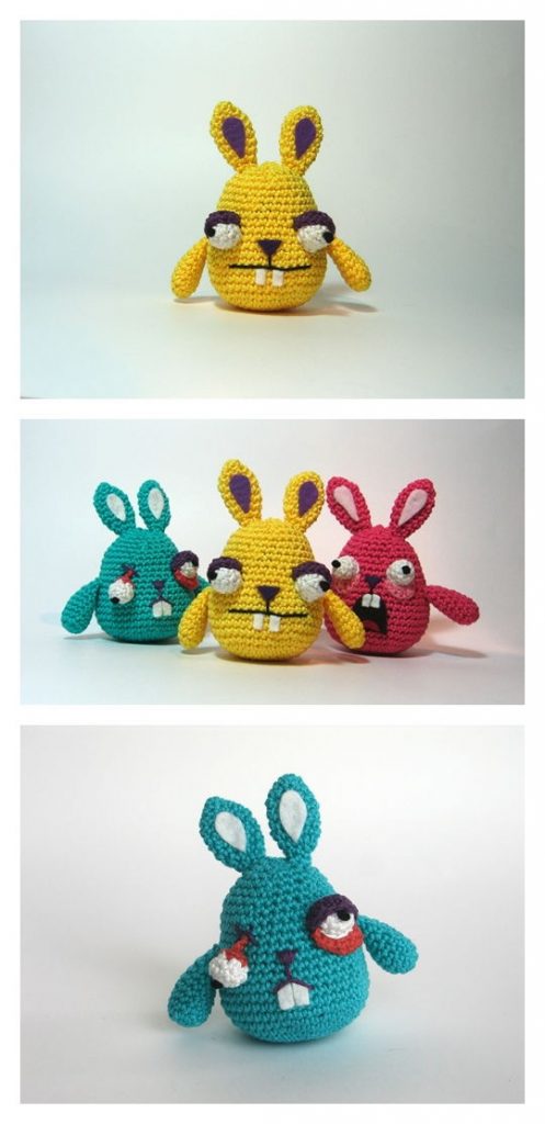 Freaky Easter Bunnies Free Amigurumi Pattern