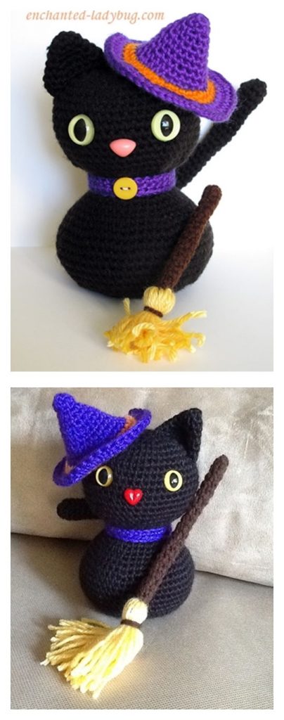 Halloween Black Cat Free Crochet Pattern