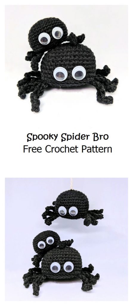 Spooky Spider Bro Free Amigurumi Pattern