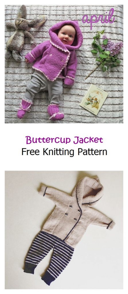 Buttercup Jacket Free Knitting Pattern