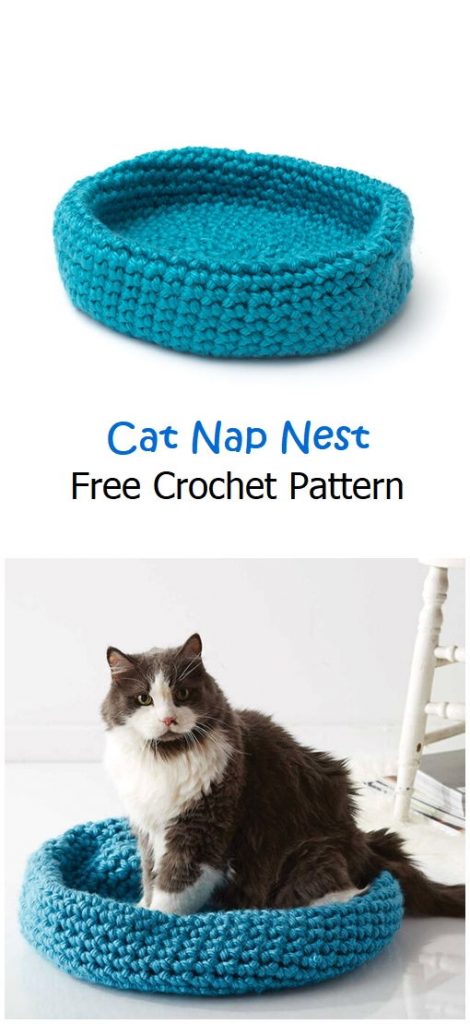 Cat Nap Nest Free Crochet Pattern