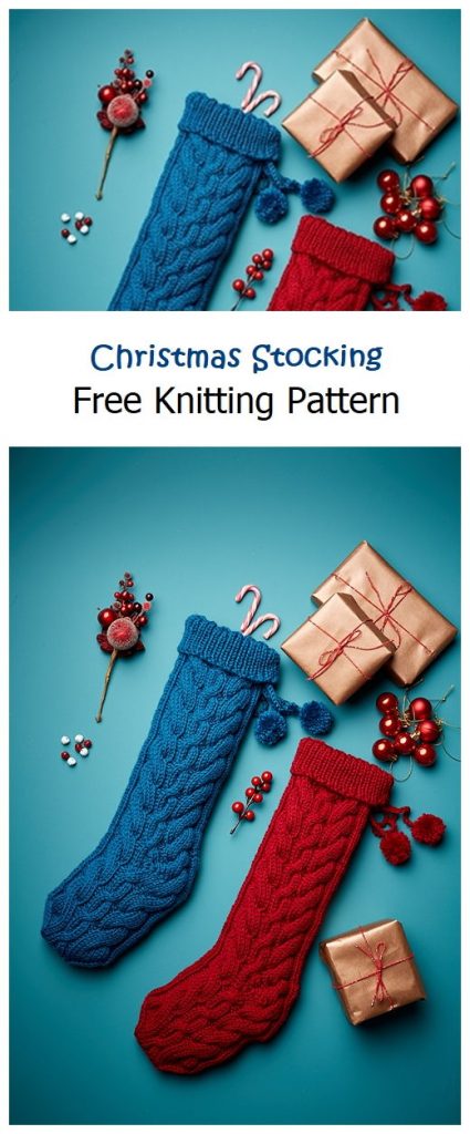 Christmas Stocking Free Knitting Pattern