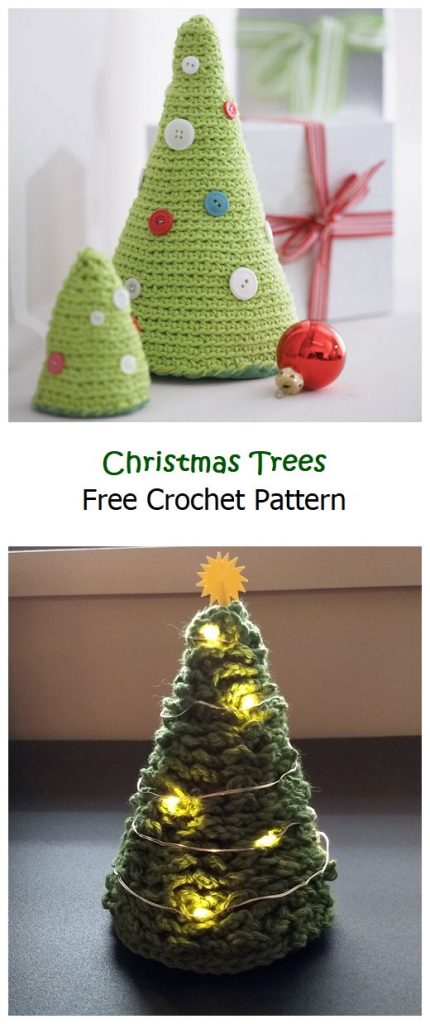 Christmas Trees Free Crochet Pattern