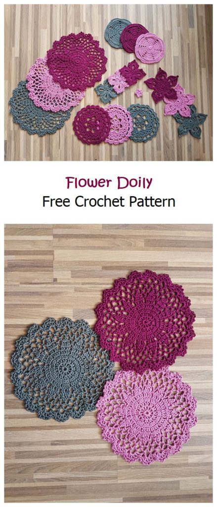 Flower Doily Free Crochet Pattern
