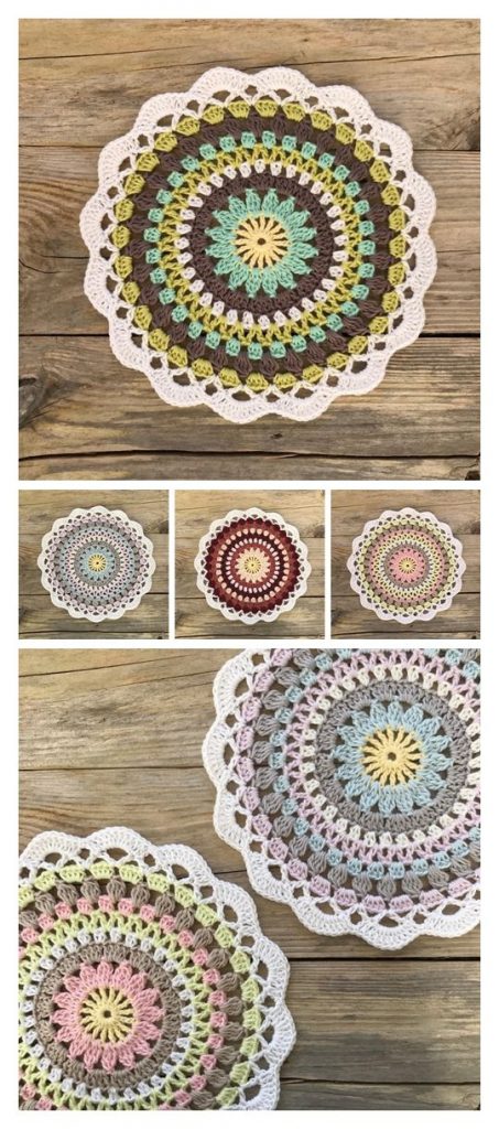 Gerbera Mandala Free Crochet Pattern
