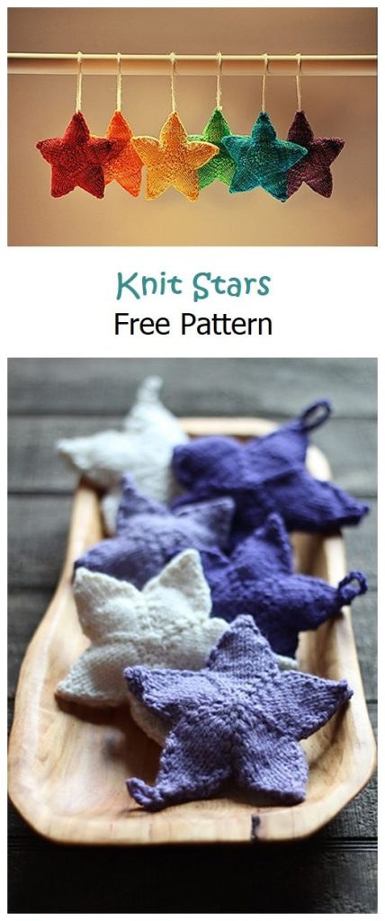 Knit Stars Free Pattern