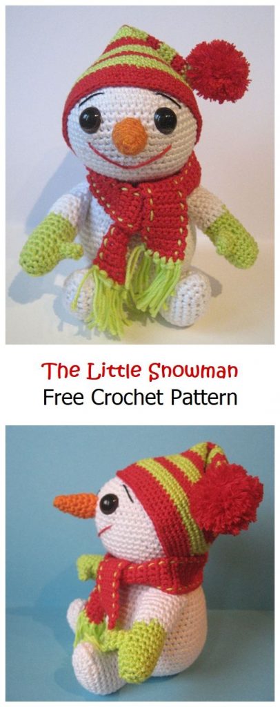 The Little Snowman Free Crochet Pattern