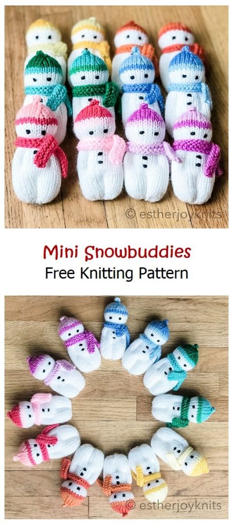 Mini Snowbuddies
Free
Knitting Pattern
