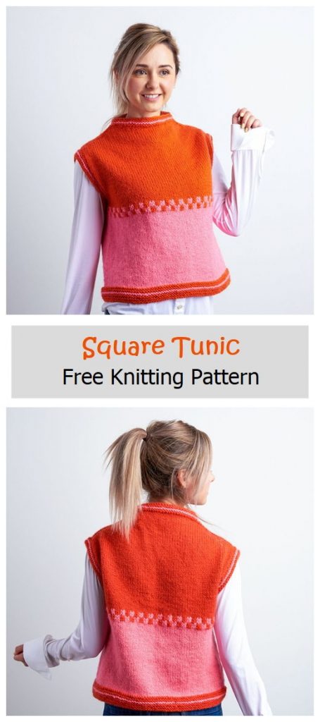 Square Tunic Free Knitting Pattern